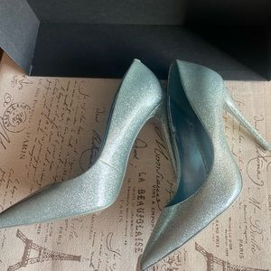 Aldo Shoes Baby blue Glitter size 7